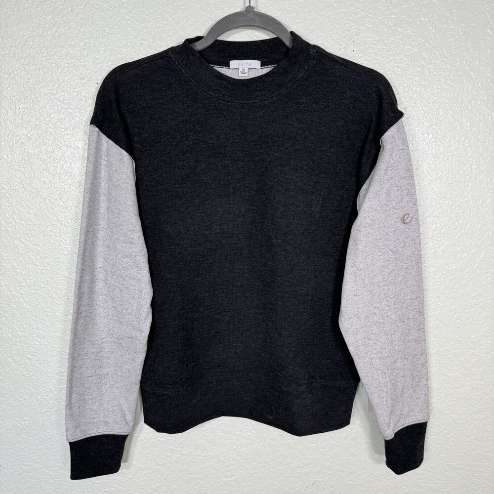 Johnny Was Calme Sweater Women Extra Small Mock Neck Cozy Sweatshirt Pullover XS